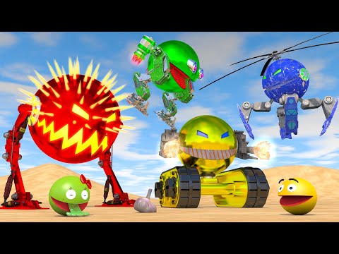 Pacman's Best Adventures Compilation #12 | Helicopter, Two-Legged, Flying, Quadruped & Dozer Robots