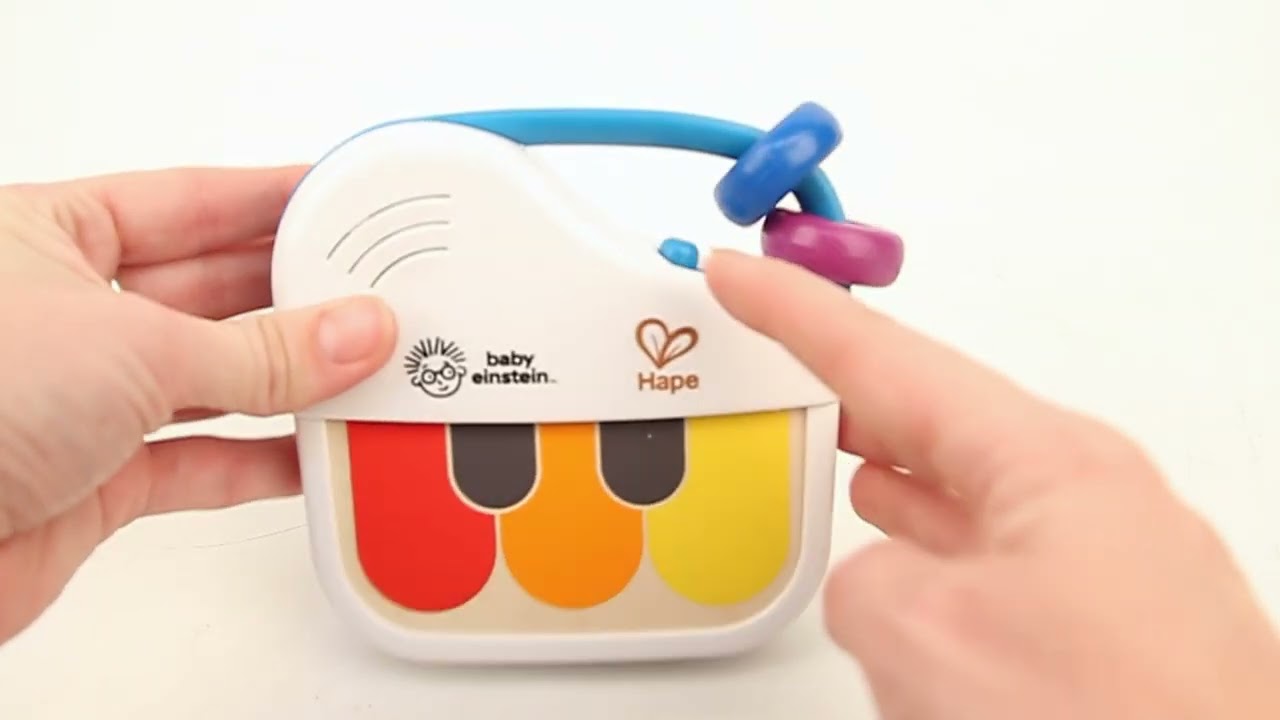 Игрушка Hape Волшебное прикосновение мини-пианино озвученное  - видео