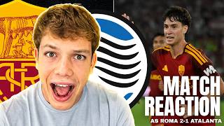 JUSTICE! Roma 2-1 Atalanta REACTION