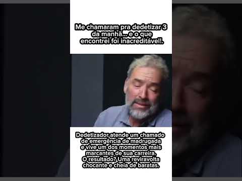 O chão estava forrado de baratas! Meu 1º trabalho como dedetizador às 3 da manhã