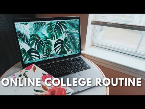 online college classes day in my life | interior...