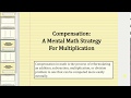 Compensation Strategy in Mental Math