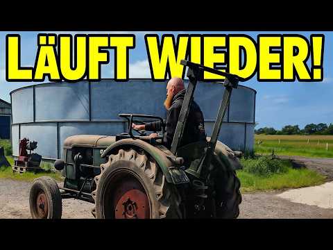Deutz F2L nach Ewigkeiten gestartet! Kommt der noch durch den TÜV?! - FarmVLOG#1106