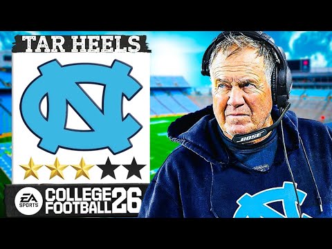Rebuilding UNC with Bill Belichick on College Football 26