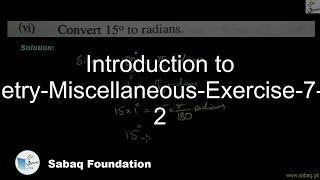 Introduction to Trigonometry-Miscellaneous-Exercise-7-Question 2