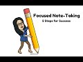 Focus Note-Taking Strategies
