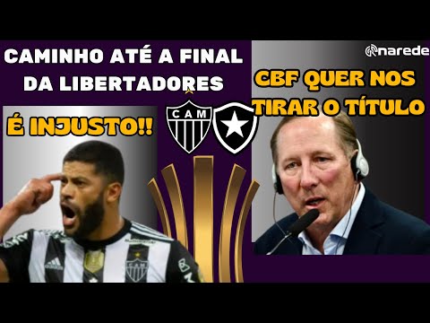 FINAL DA LIBERTADORES - ATLÉTICO MG X BOTAFOGO - CALENDÁRIO DAS EQUIPES