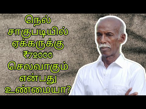 நெல் சாகுபடியில் ஏக்கருக்கு ₹72000 முதலீடு தேவையா?😮😮 #ஞானப்பிரகாசம்