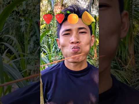 Sulap Emoji🍓🍓🍊🍉 | Mouth Emoji Magic 😲✨️ #shorts #reverse #food #trending #funny #satisfying #asmr