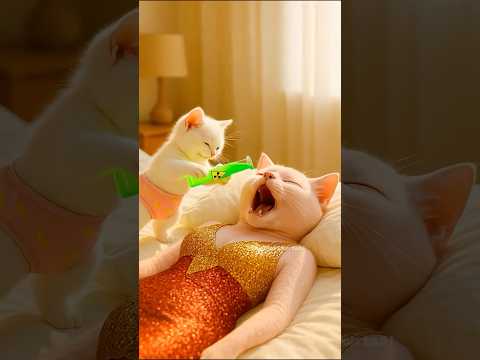The little kitten did WHAT to his mom?! You won’t believe the ending…😱💔 #kitten #cute #funny