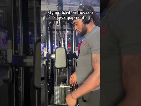 When you see new equipment at the gym. #fitness #gym #viral #youtubeshorts #shorts