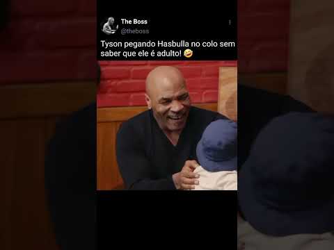 Tyson pegando Hasbulla no colo sem saber que ele é adulto! 🤣