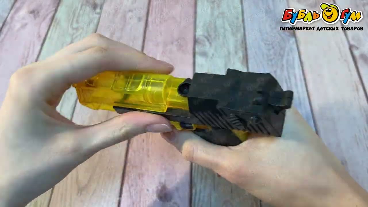 Пистолет водный Lanson Toys с перезарядкой 12,5см в ассортименте - видео