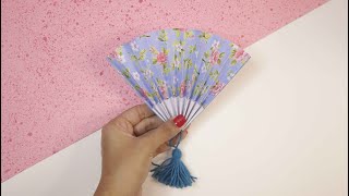 How To Make Paper Fan | Origami Paper Fan