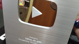 ABRINDO MINHA PLACA DE 100 MIL INSCRITOS!!! OBRIGADA!!!