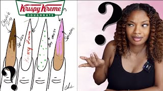 HUSBAND DRAWS MY KRISPY KREME NAILS