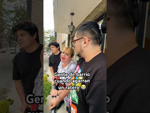Cuando agarran un ratero 😭