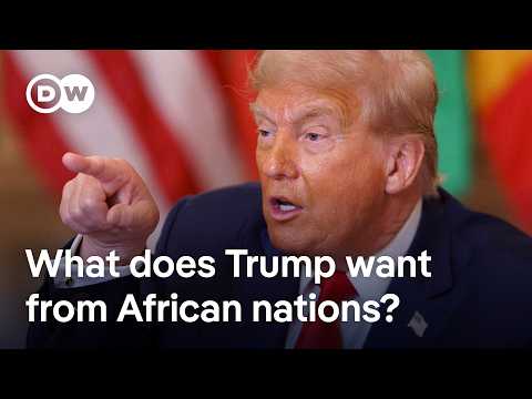 YouTube video thumbnail: 'Trade Over Aid' Key Takeaways From Trump's Meeting With African Leaders