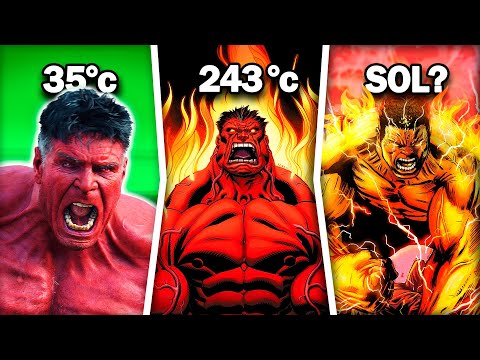 ¿Qué tan CALIENTE puede llegar a ponerse RED HULK?🔥