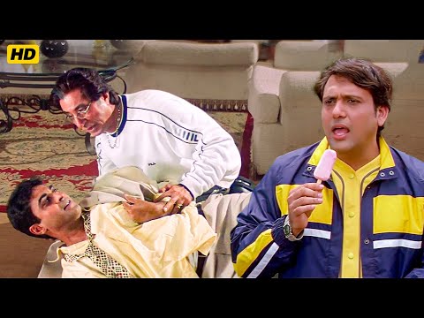 वो साला सुबह उठके दूध पिता है और तुम शराब पीते हो | गोविंदा, कादर खान |वाह तेरा क्या कहना | Scene