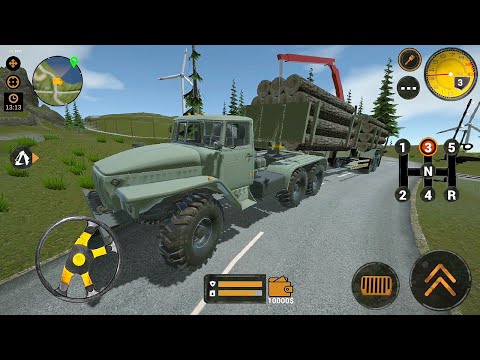 Truck Driver Forest Simulator - Android Gameplay