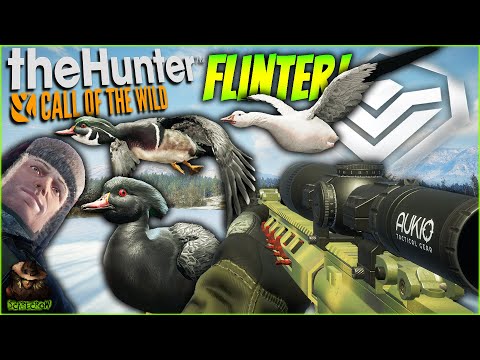 Melanistic & Diamond Wood Duck On INSANE Multiplayer Hunt With Flinter! Call of the wild