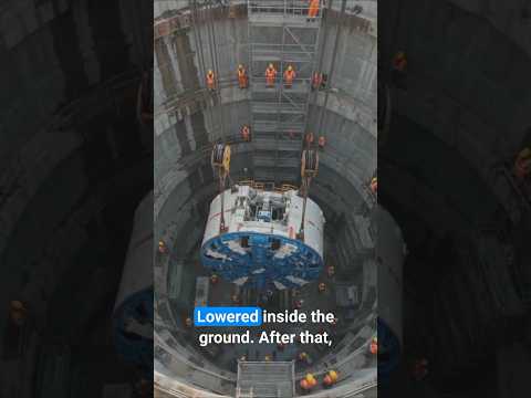 মেট্রো টানেল কীভাবে তৈরি হয়? Metro Tunnel Construction | #shorts #trending #ytshorts #facts #viral