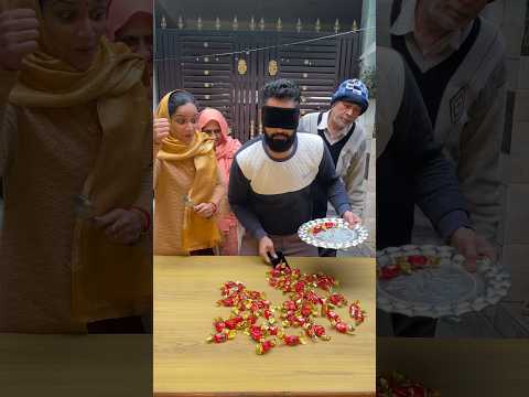Collect the toffee with different things challenge #viral #shorts