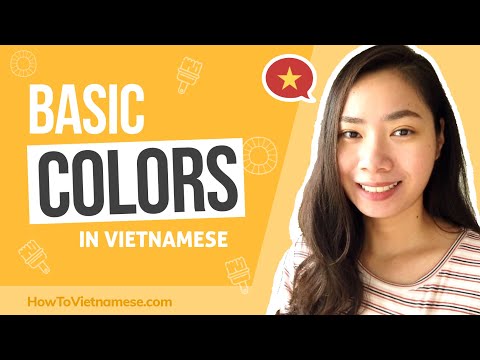 COLORS in Vietnamese with Examples | Learn Vietnamese Vocabulary