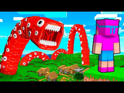 Sobreviví al Train Eater en Minecraft 😱