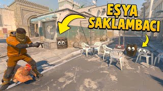 TEKERLEK OLUP SAKLANDIM - DUST 2 EŞYA SAKLAMBACI !