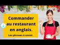 Questions de restaurant en français