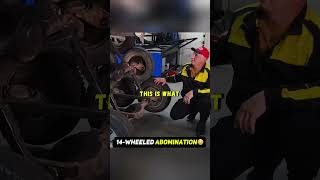 We turn a tiny Lada into a14-wheeled monster