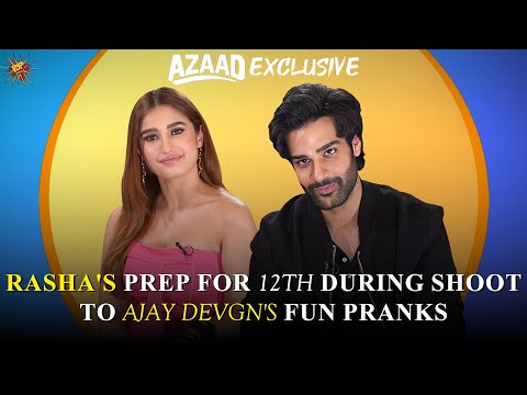 Rasha Thadani & Aaman Devgan Gonna b new Raveena & Ajay? Know Their Views: | #Azaad