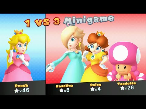 Mario Party 10 - Peach vs Daisy vs Rosalina vs Toadette - Airship Central