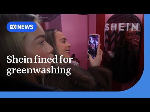 YouTube video thumbnail: Italy Fines Online Retailer Shein $1.7 Million for Greenwashing