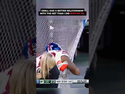 Odell Beckham’s Love Story With A Net❤️ #nfl #shorts