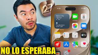🚨 OFICIAL: Llega iOS 27 con un sabor agridulce 🥲