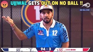 TECHNO GAMERZ GETS OUT ON A NO BALL !! | TECHNO GAMERZ | UJJWAL GAMER