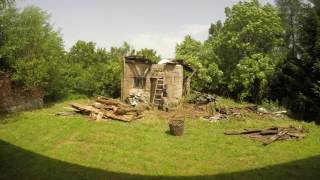Old barn demolition
