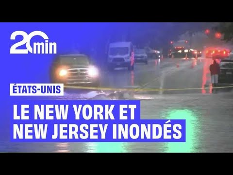 Etats-Unis : Des pluies torrentielles s’abattent sur New York provoquant de graves inondations