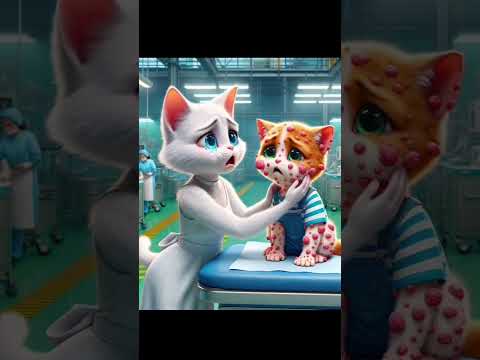the big mad cat injected to the  kitten. what happened to kitten?? #youtubeshorts #cat#funny #catmeo