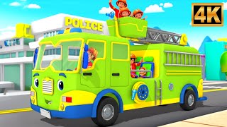 Wheels on the Firetruck, Fun Learning Songs for Toddlers