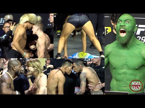 Top 10 UFC Weigh in Face offs of 2024