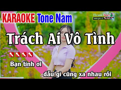 Trách Ai Vô Tình Karaoke Giọng Nam | Disco Nhạc Sống Xưa Thế Hệ 7x 8x