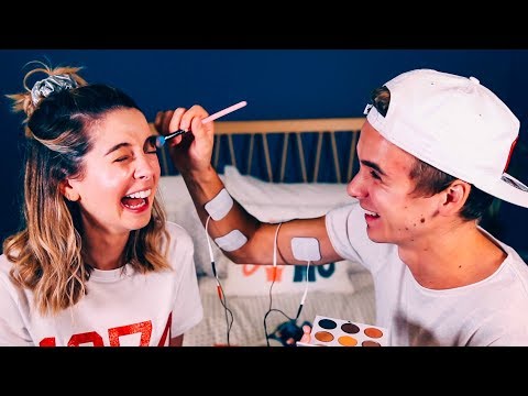 Brother Does My Makeup (Shock Edition) | Zoella