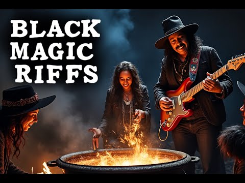 Santana - Black Magic Woman - Head turning guitar riffs ( Minor Pentatonic Scale)