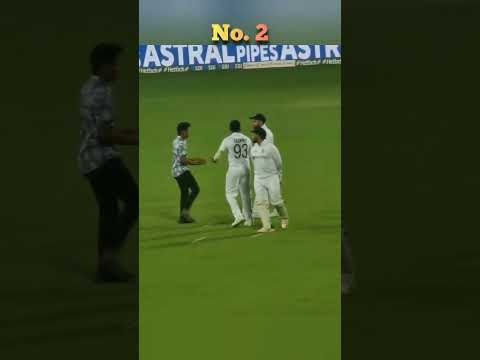 3 moments where a fan get inside stadium | #shorts #facts #cricket