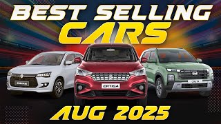 Top 25 Best-Selling Cars in India August 2025