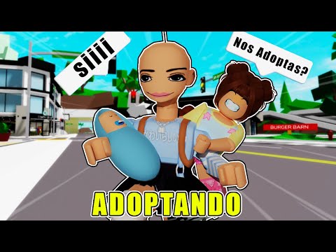 😁Adoptando Niños en Brookhaven 😂/Roblox